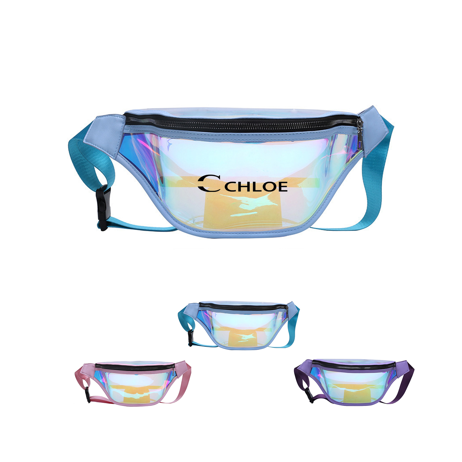 Clear Laser Waist Bag 1