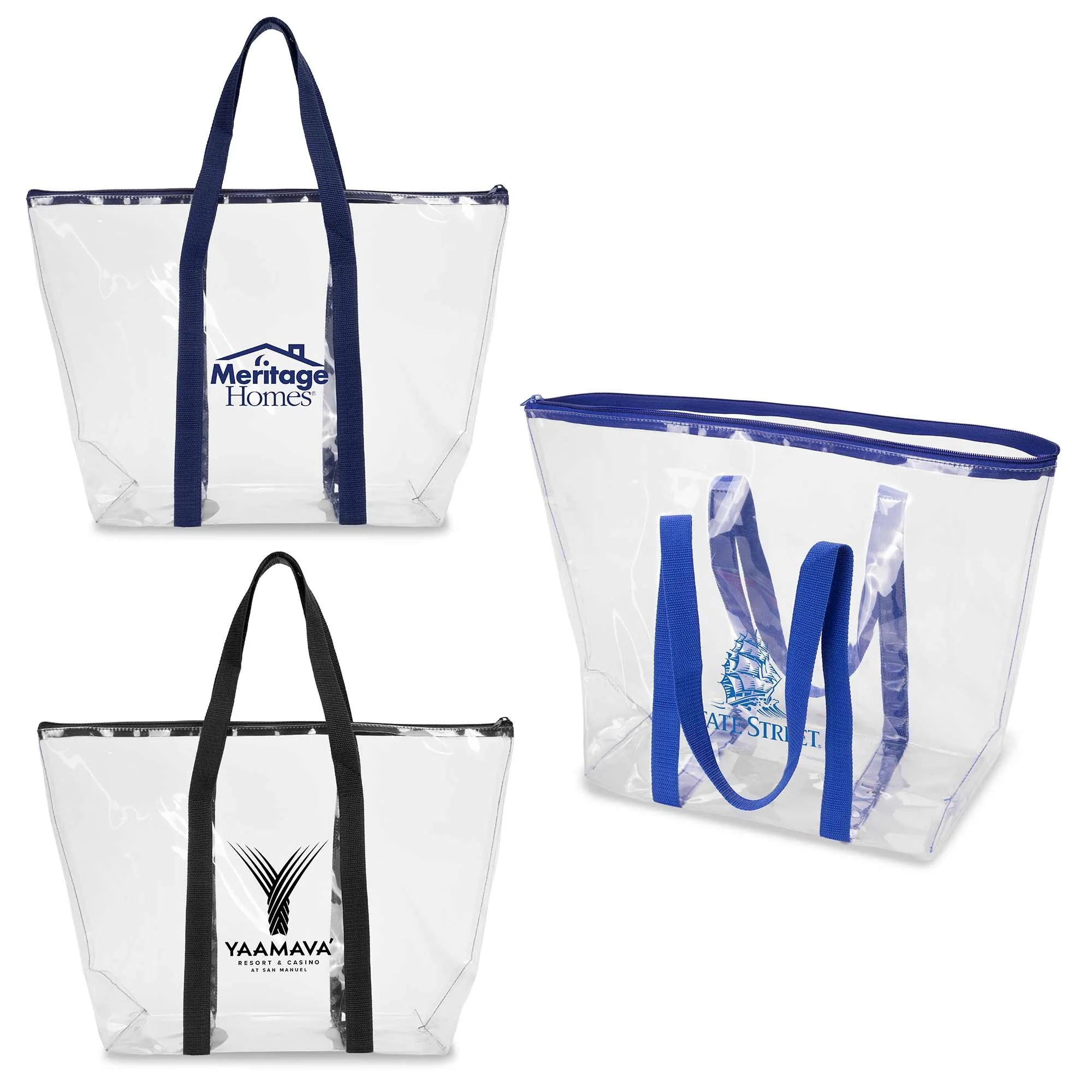 ClearVue EVA Zipper Tote