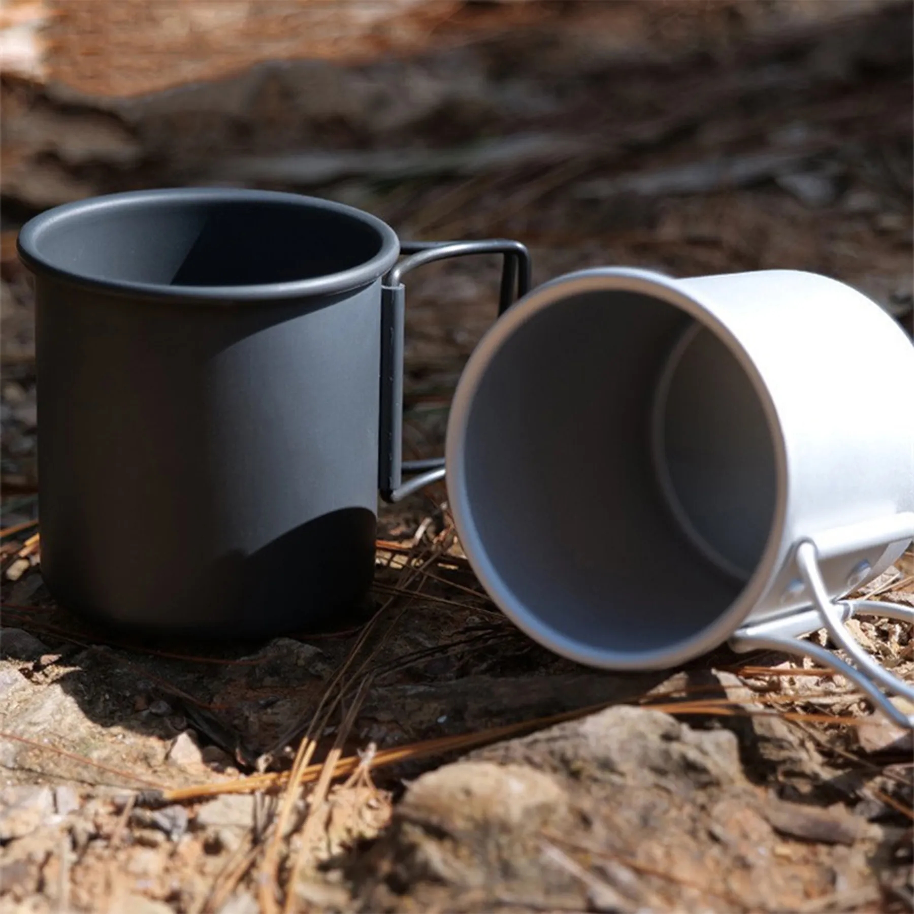 Alloy Outdoor Camping Folding Water Cup 3