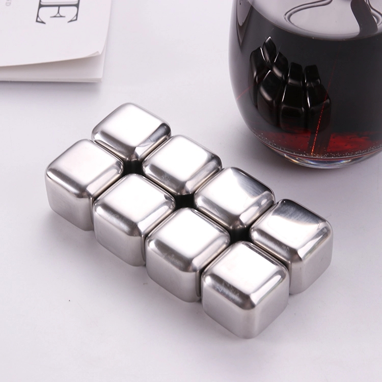 Stainless Steel Chilling Reusable Ice Cubes 5