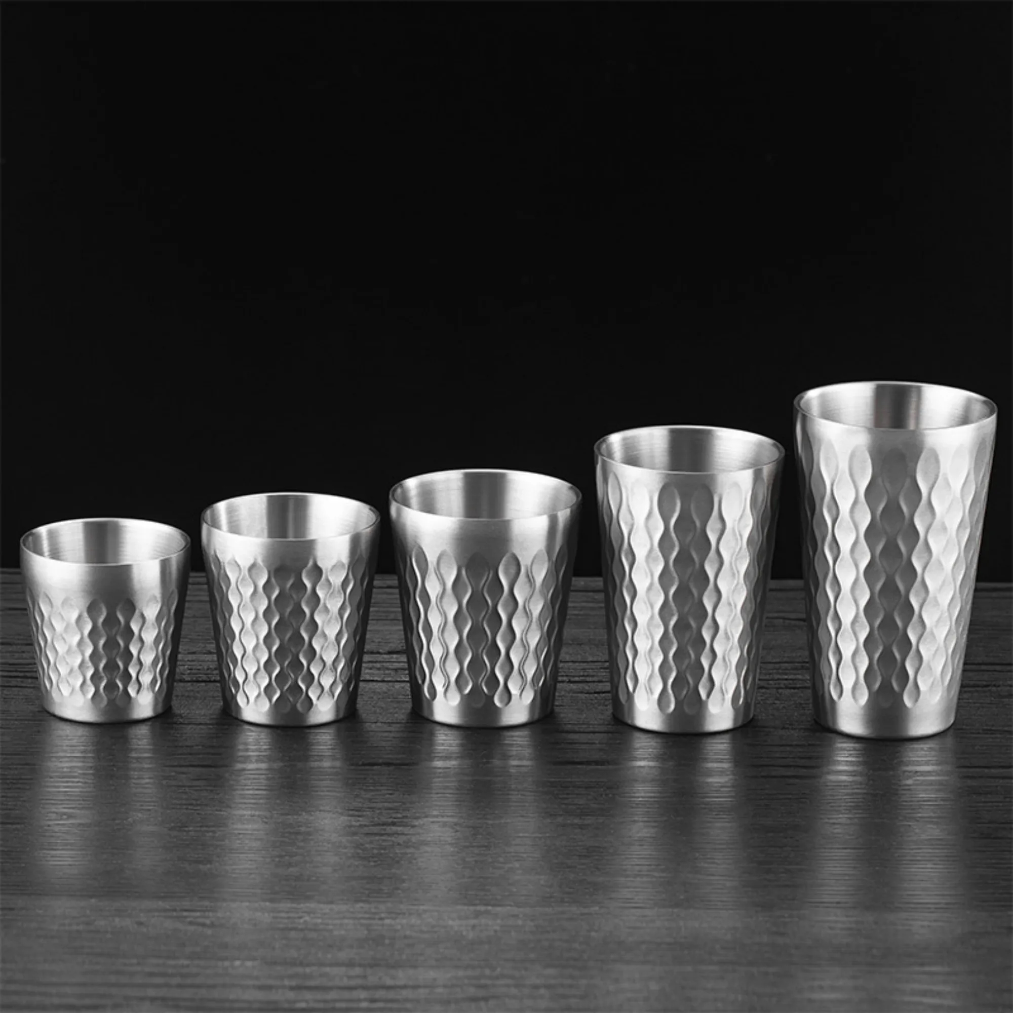 Stainless Steel Stackable Beer Cup 6 oz 22 oz 13