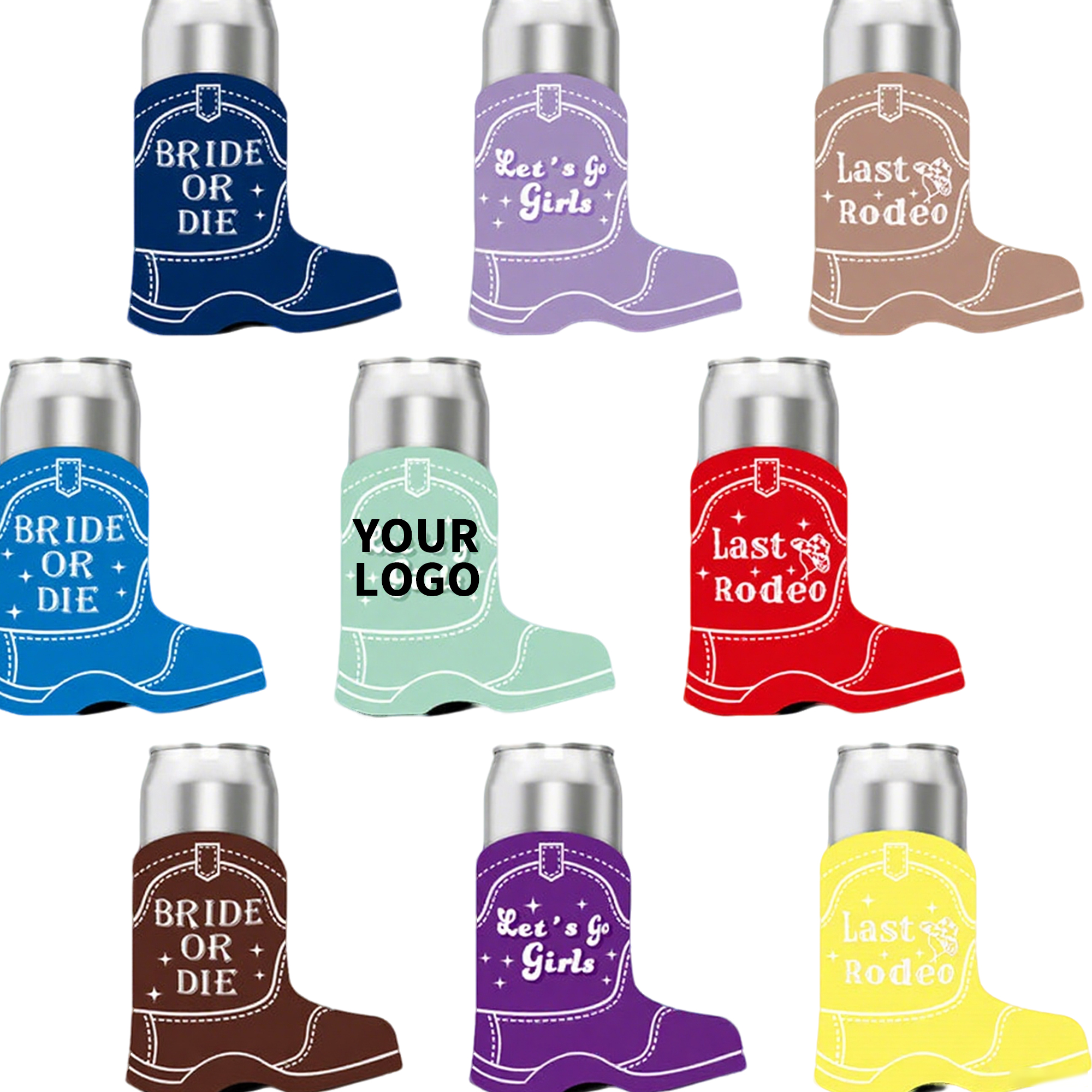Shoe Shape Can Sleeve - Soft Heat-Resistant Fabric for Cans & Bottles 2