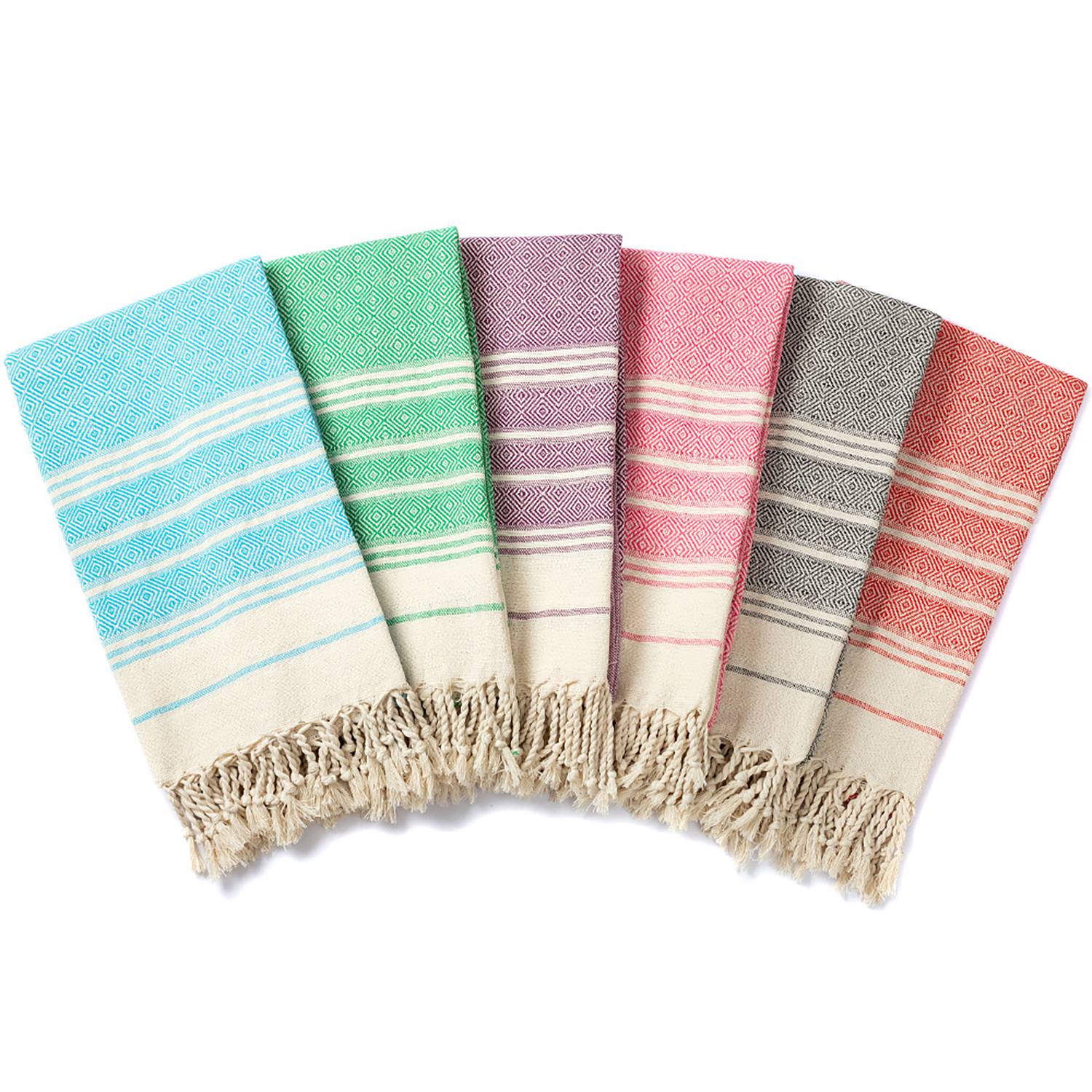 Lightweight Quick-Dry Tassel Cotton Beach Towel 5