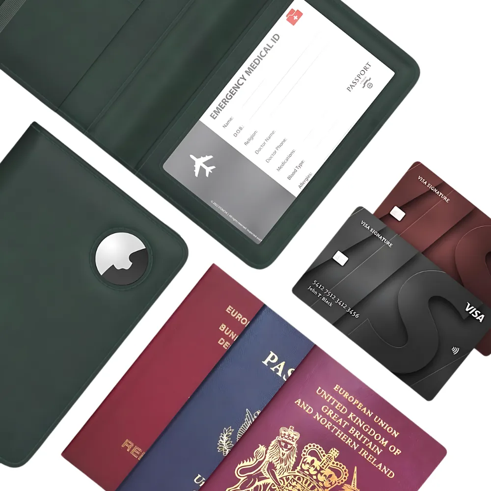 Passport Holder with Electronic Finder 11