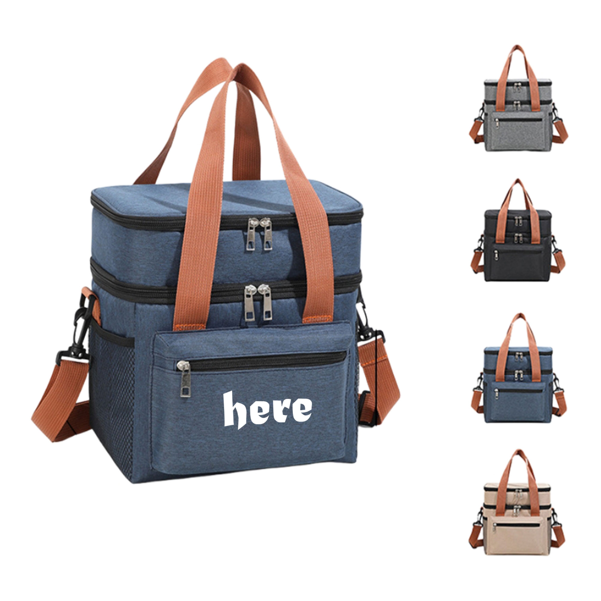 Insulated Oxford Outdoor Picnic Tote Bag Durable