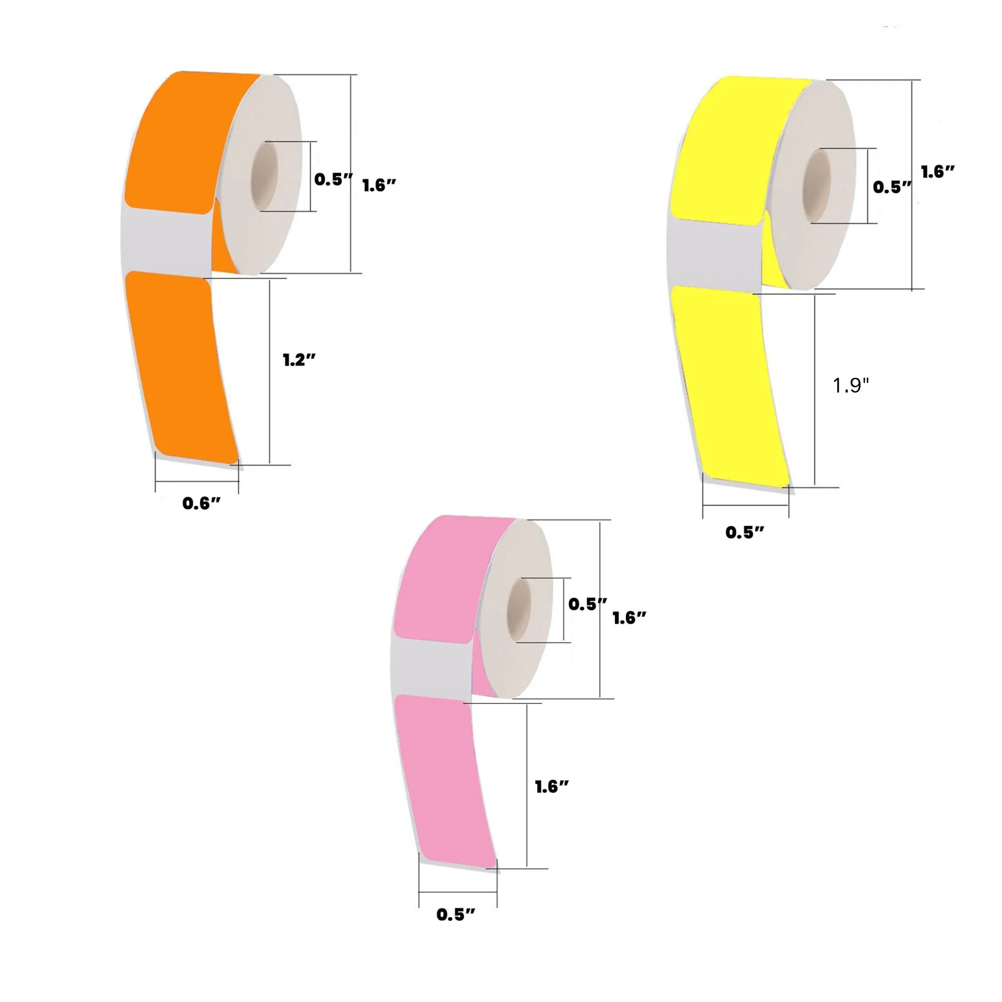 Multi Size Printing Paper Sticker Labels 2