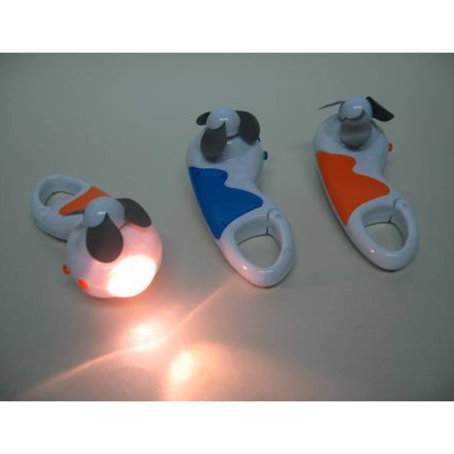 Portable Mini LED Handheld Fan w/ Carabiner 6