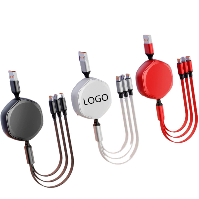 3-in-1 Retractable Charging Cable 1