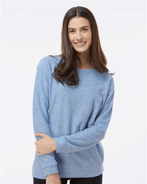 Women's Cozy Crewneck Pullover - L01 5