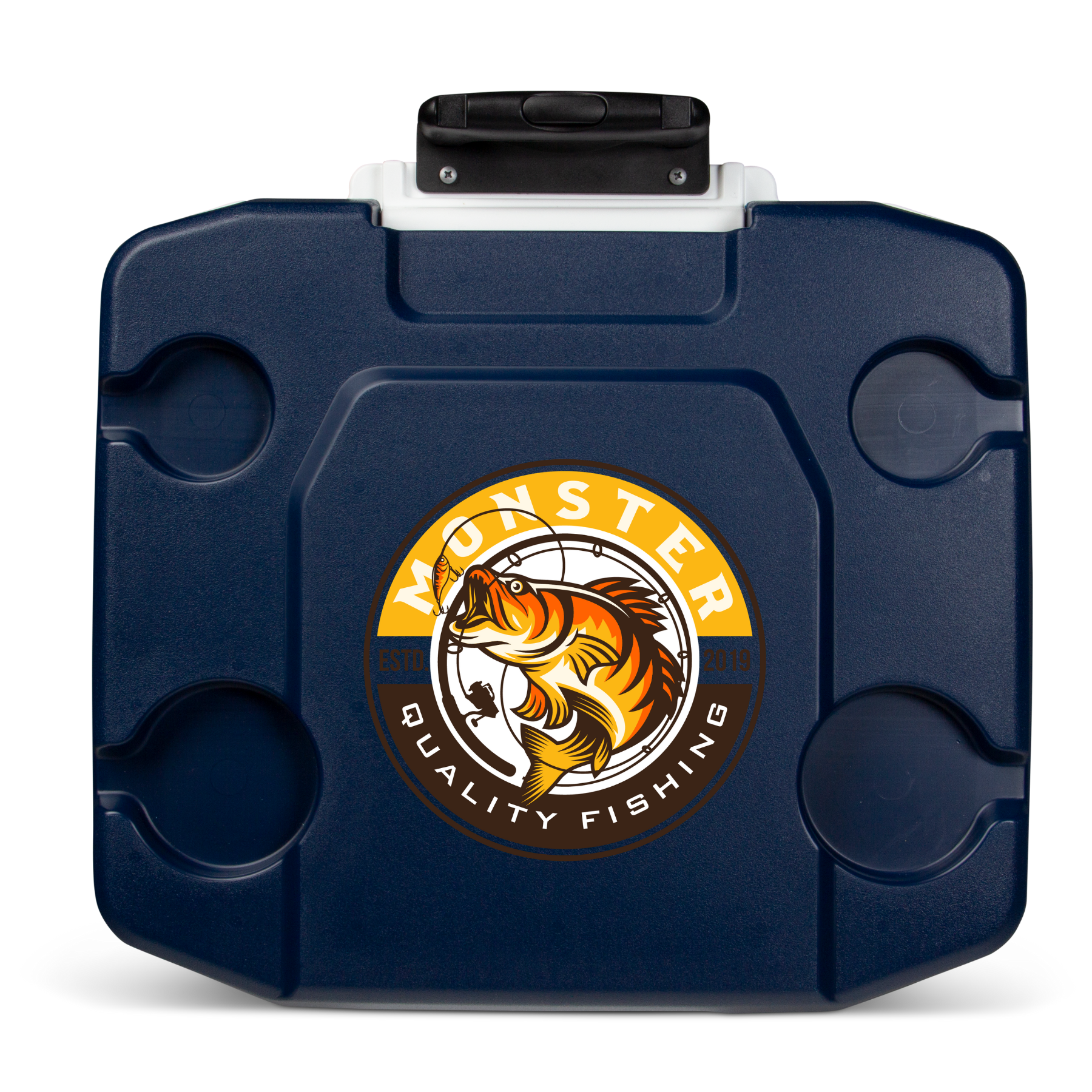 IGLOO MAXCOLD LATITUDE 62 QT ROLLER COOLER (Carbonite/Aegean Sea) 2