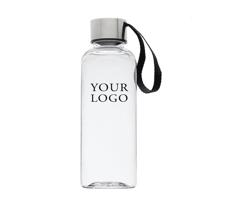 Plastic Water Bottle with Strap, 17 oz. 3