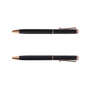 U Shaped Clip Signing Retractable Metal Pen 18