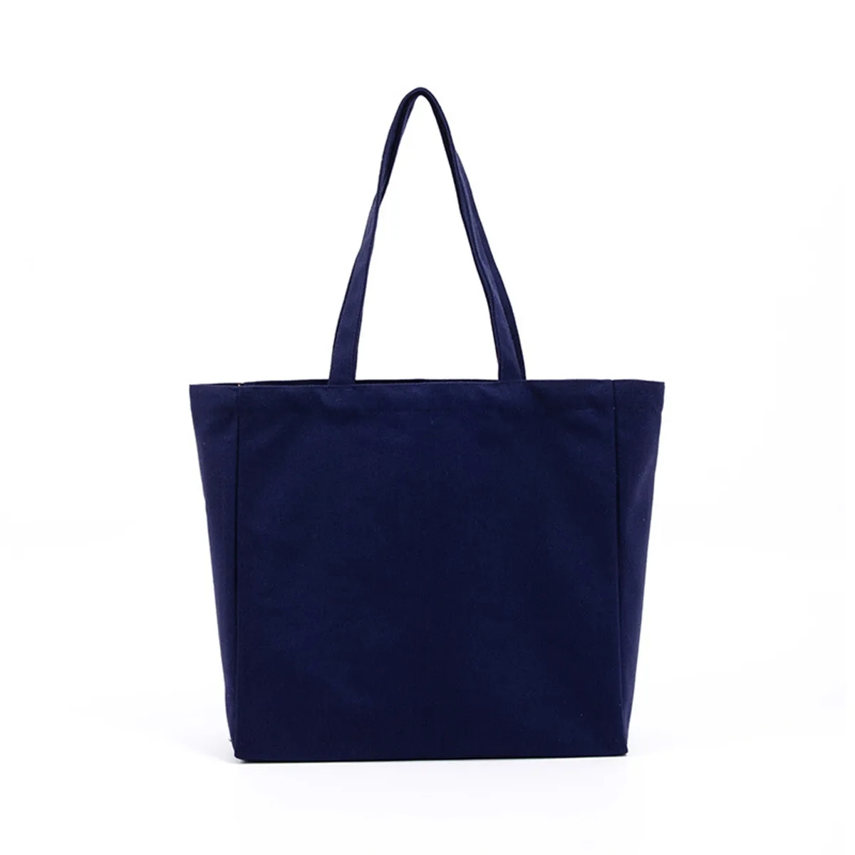 Canvas Plain Tote Bags 13.4x12.2in 3