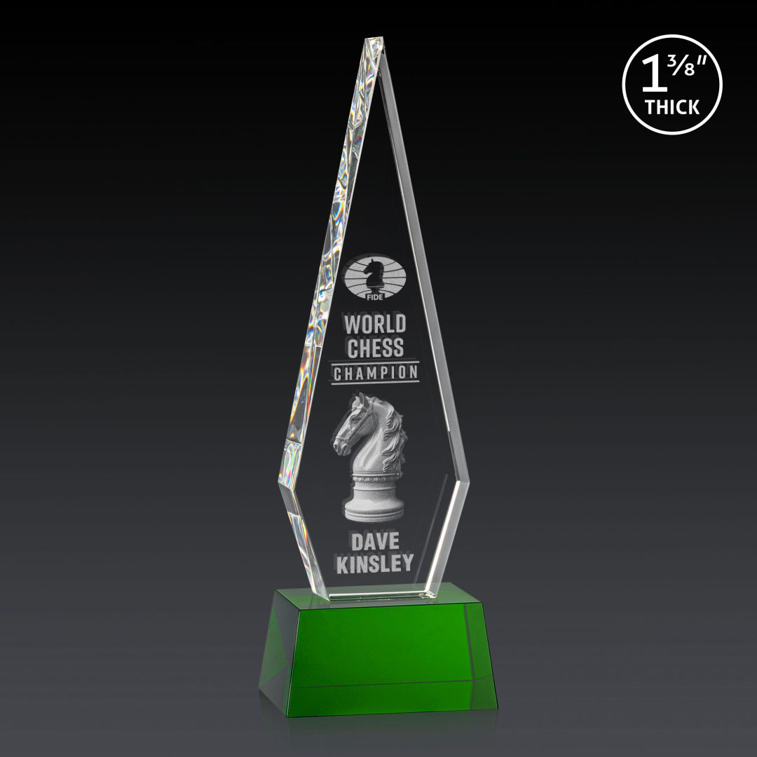 Springfield 3D Award on Robson Base - Green 15