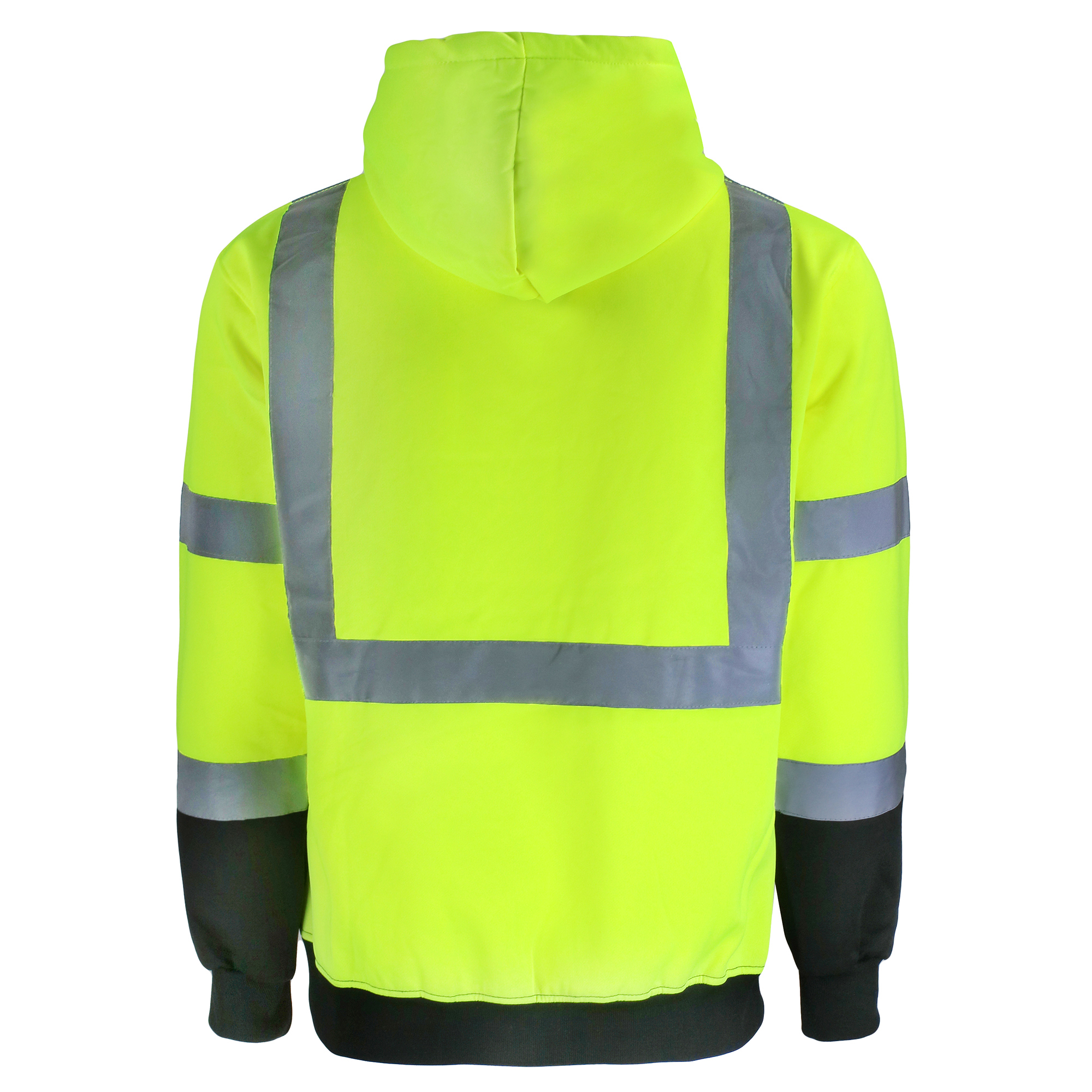 Safety Brite Class 3 Hi Vis Pullover Sweatshirt with Black Bottom 3