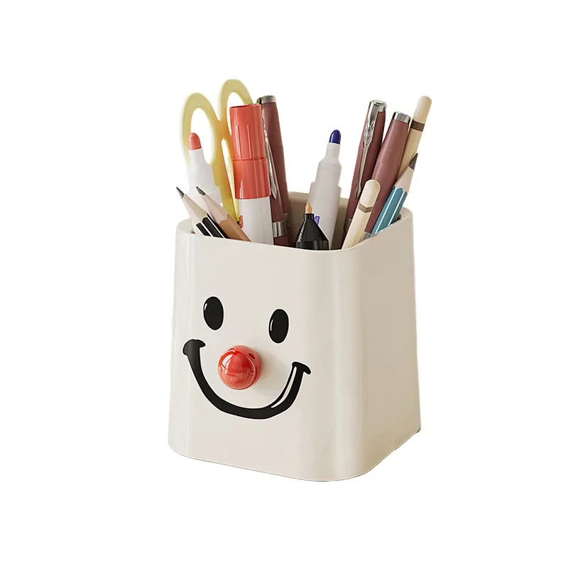 Desktop Smiley Face Pen Holder 4