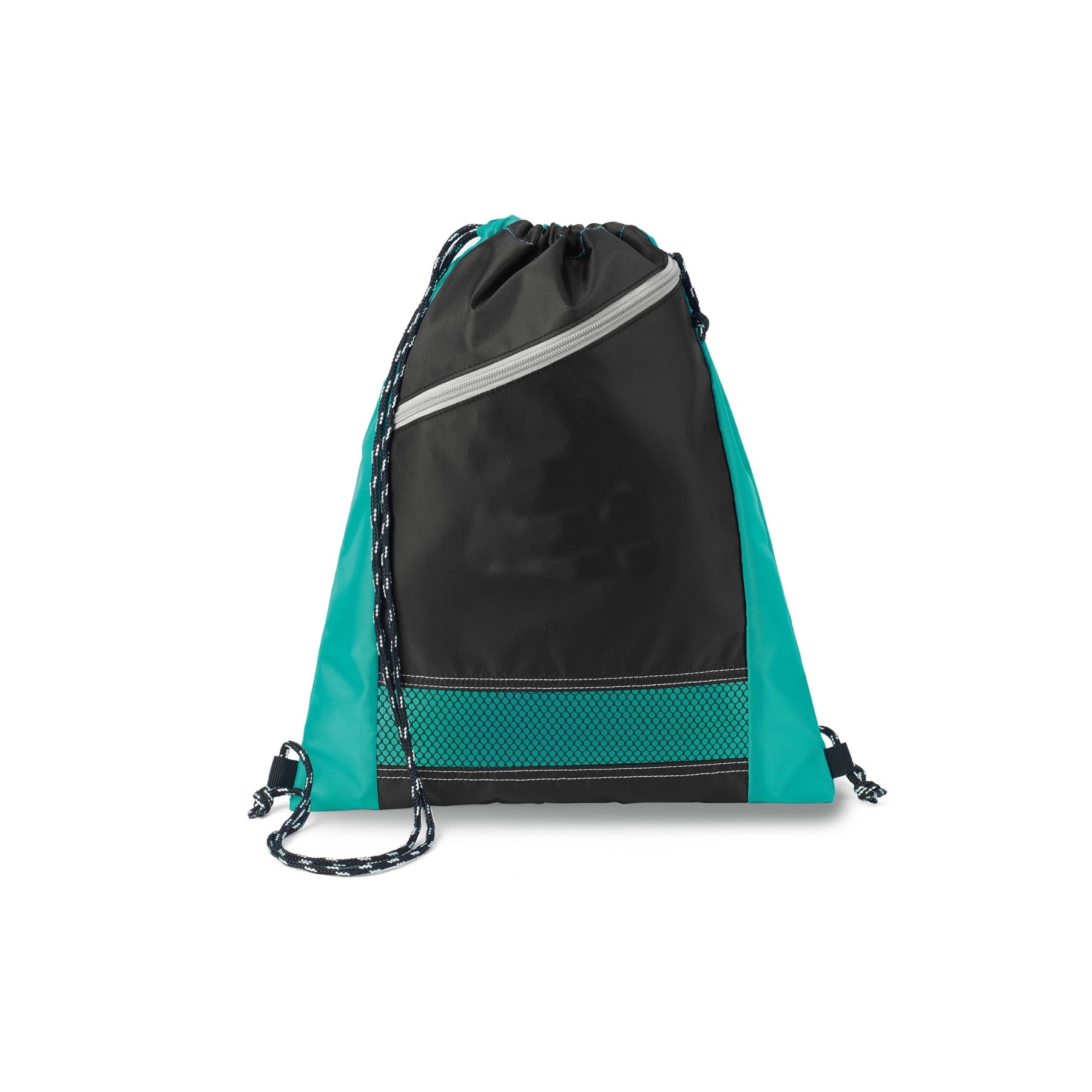 Pocket Polyester Drawstring Backpack 5