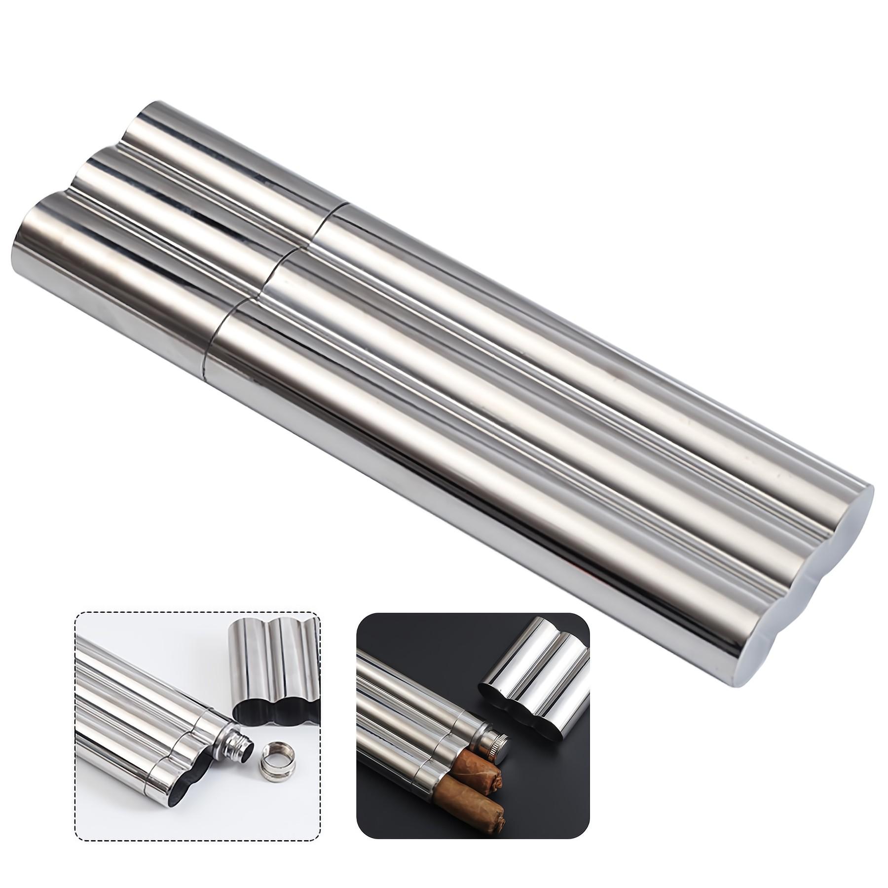Stainless Steel Cigar Case 2