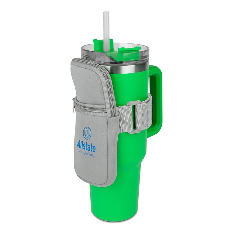 TumblerMate Two Zipper Pocket Pouch for 40oz Mug 8