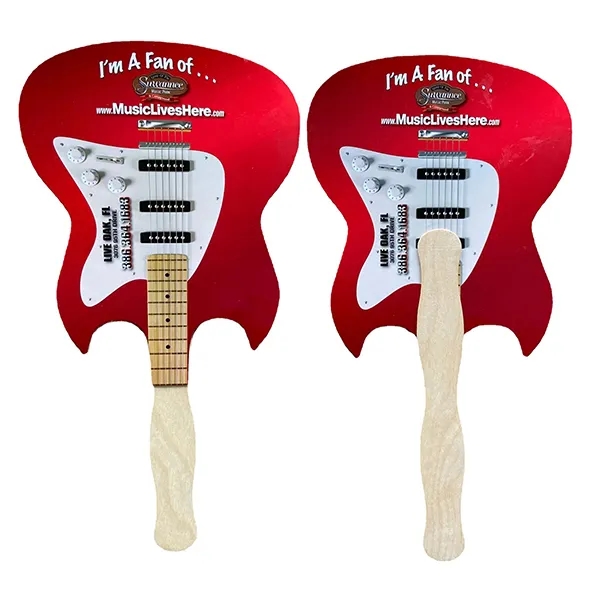 Custom design paper hand fan 4