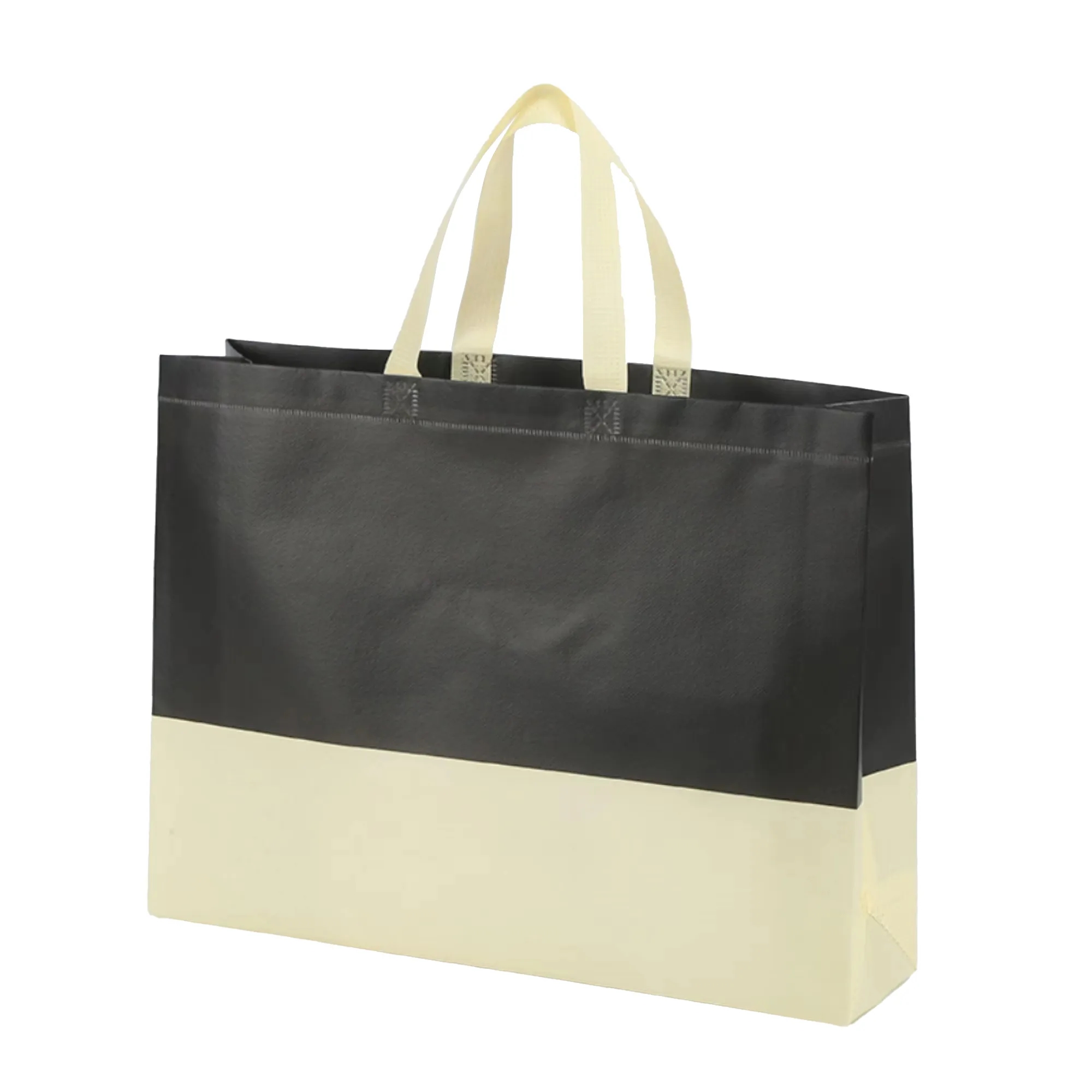 2 Color Tone Non-Woven Tote 12
