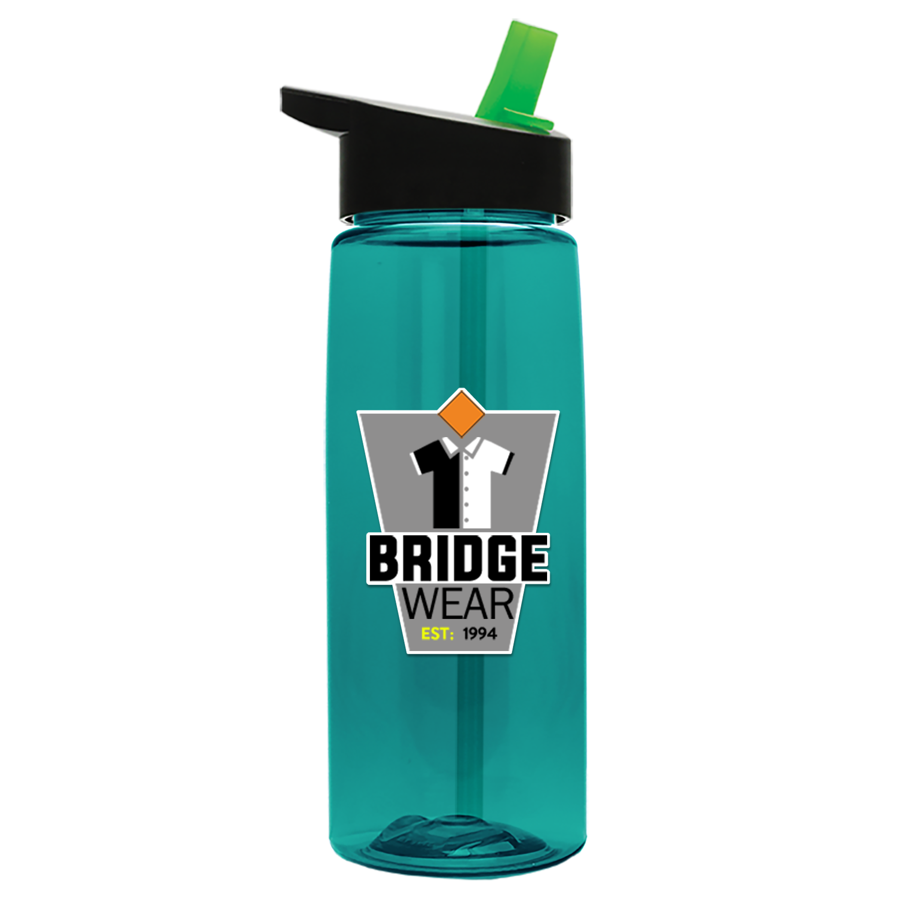 Garyline® Flair Tritan® Bottle with Flip-Straw Lid - 26 oz. 880