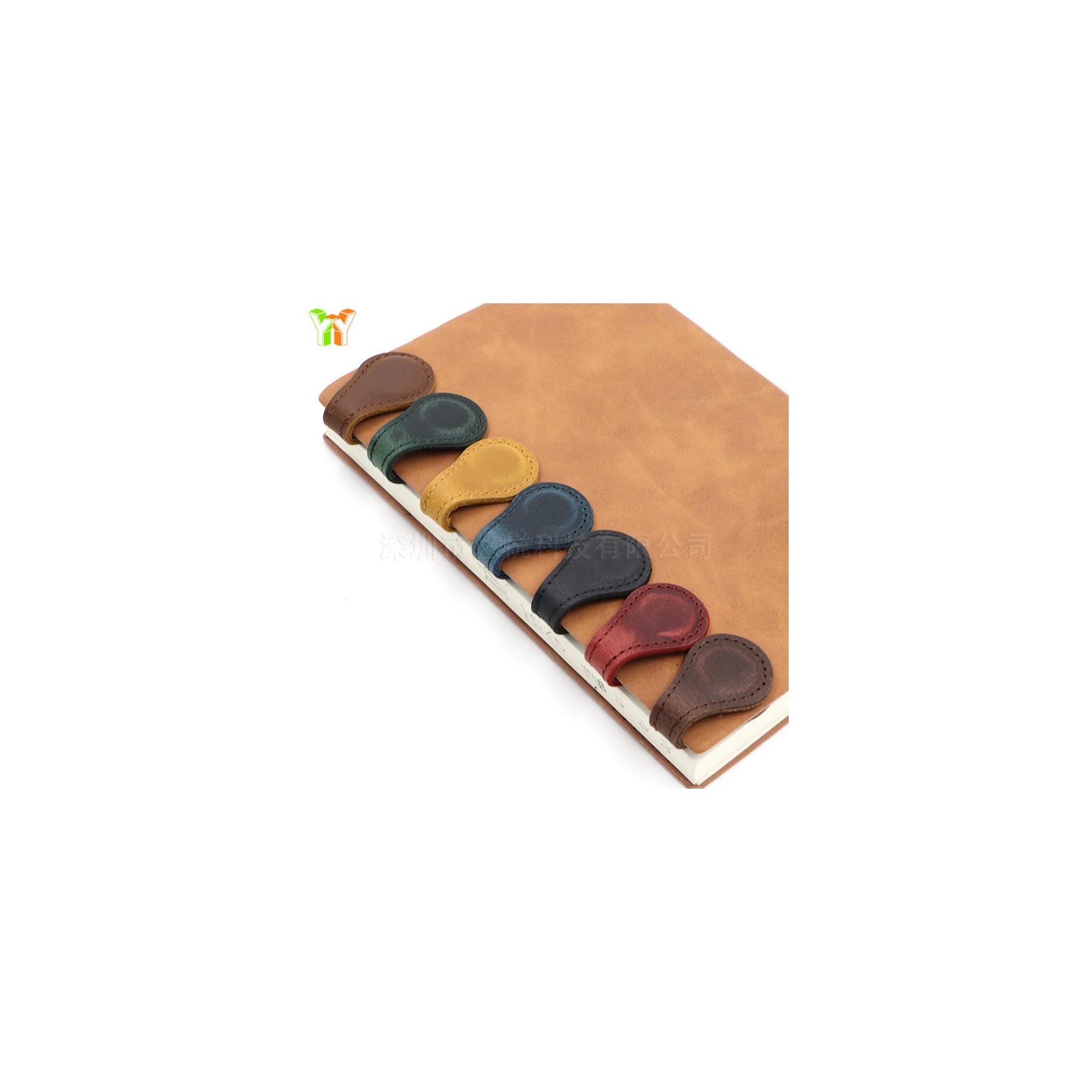 Genuine Leather Magnetic Bookmark Clip 2