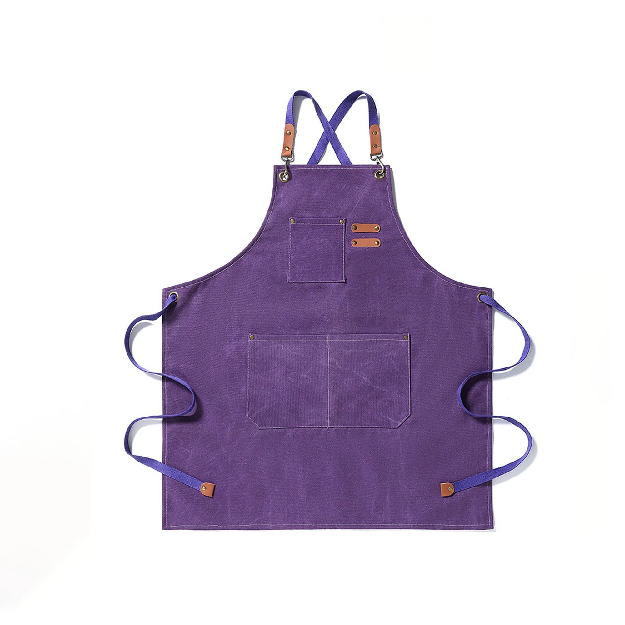 Household Oil-proof Canvas Kitchen Apron 6