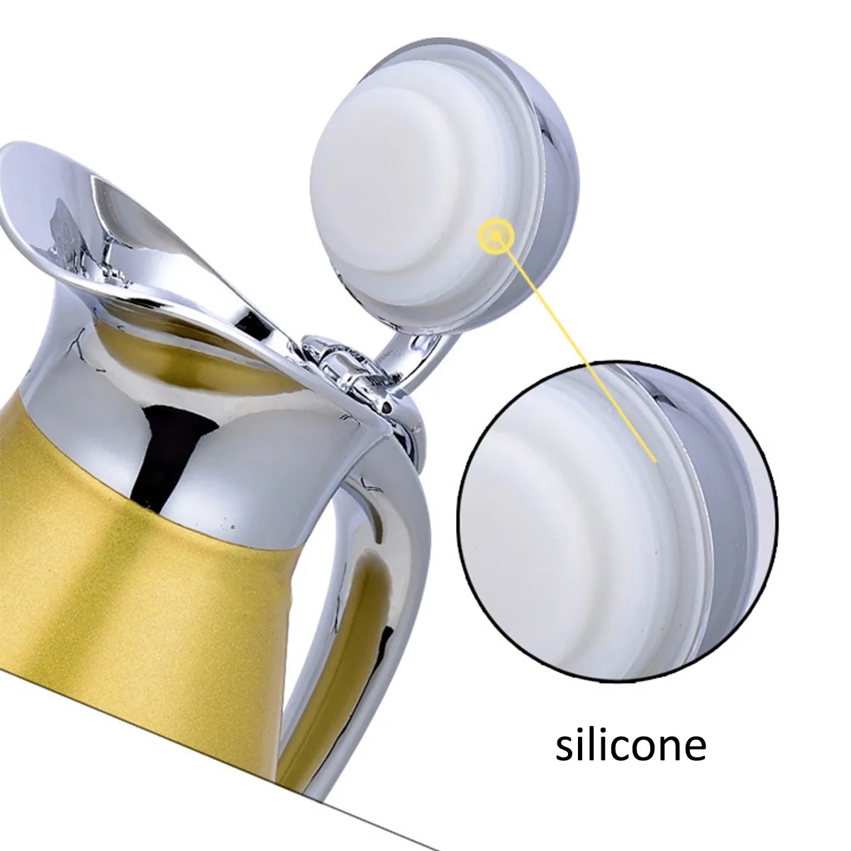 2L Stainless Steel Coffee Thermal Kettle 2