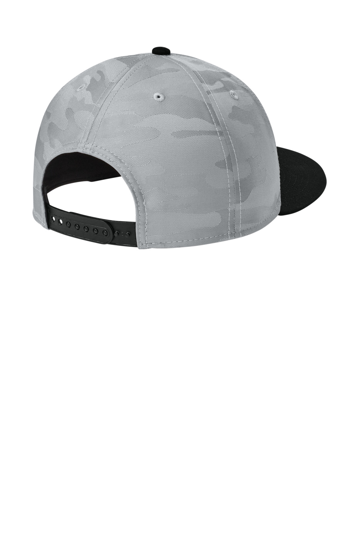 New Era Camo Flat Bill Snapback Cap NE407 58