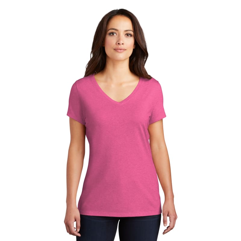District Women's Perfect Tri V-Neck Tee. 75