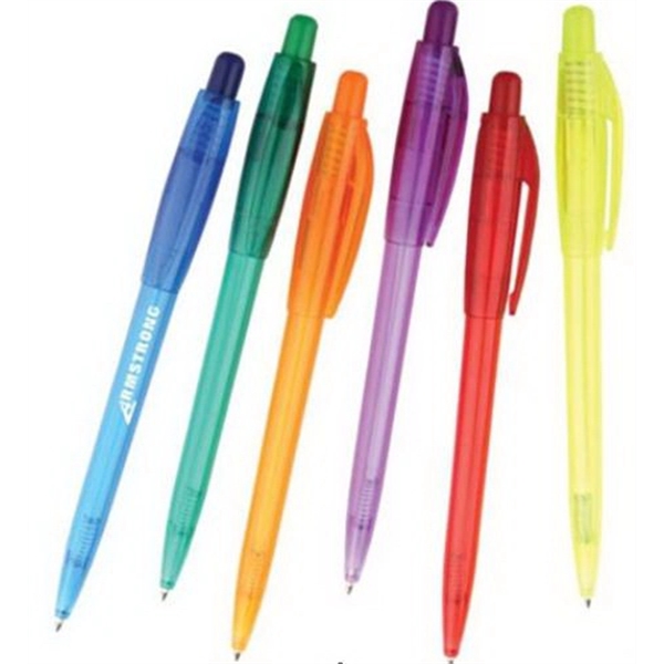 Retractable plastic ballpoint Pens 1