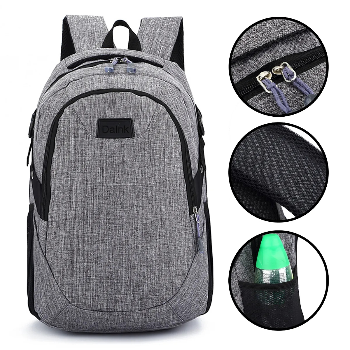 Hiking Oxford Casual Laptop Backpack Travel Bag 7