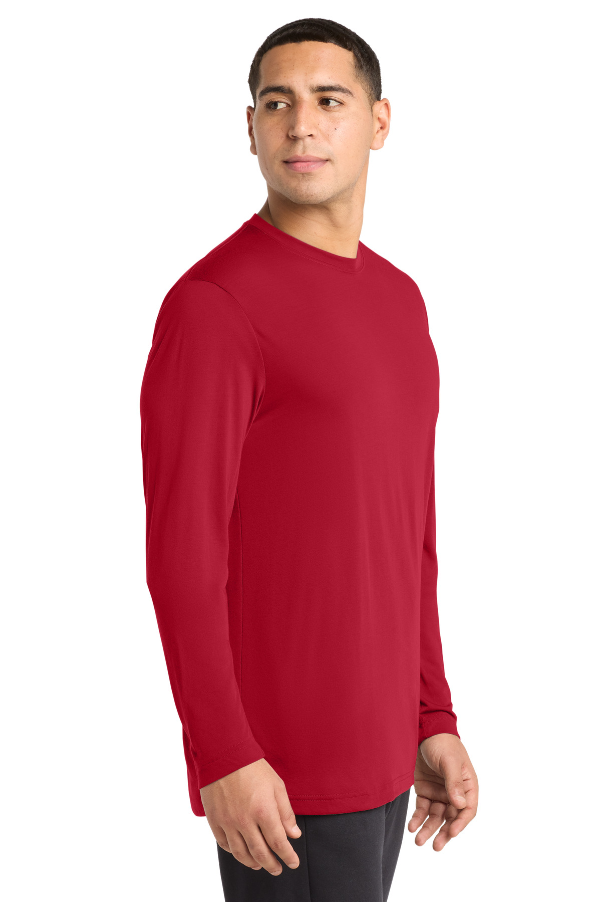 Sport-Tek Long Sleeve PosiCharge Competitor Cotton Touch Tee. ST450LS 36