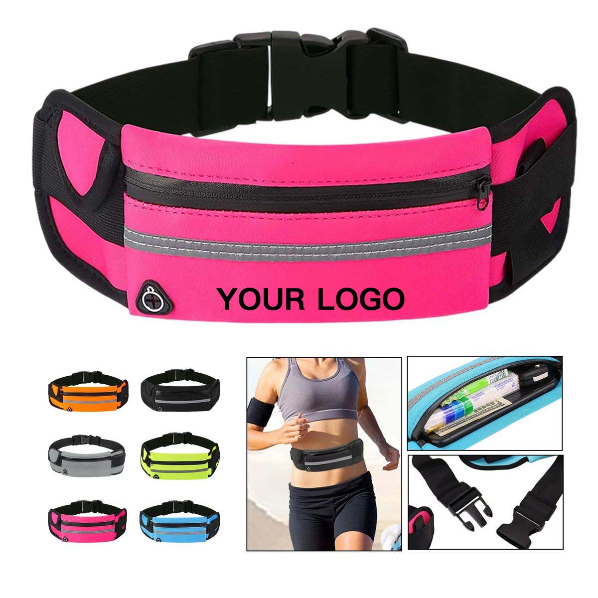 Durable Waist Pack with Storage for Phone and Essentials 4