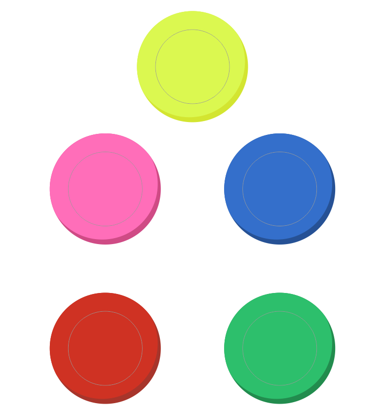 Round Neon Eraser 2