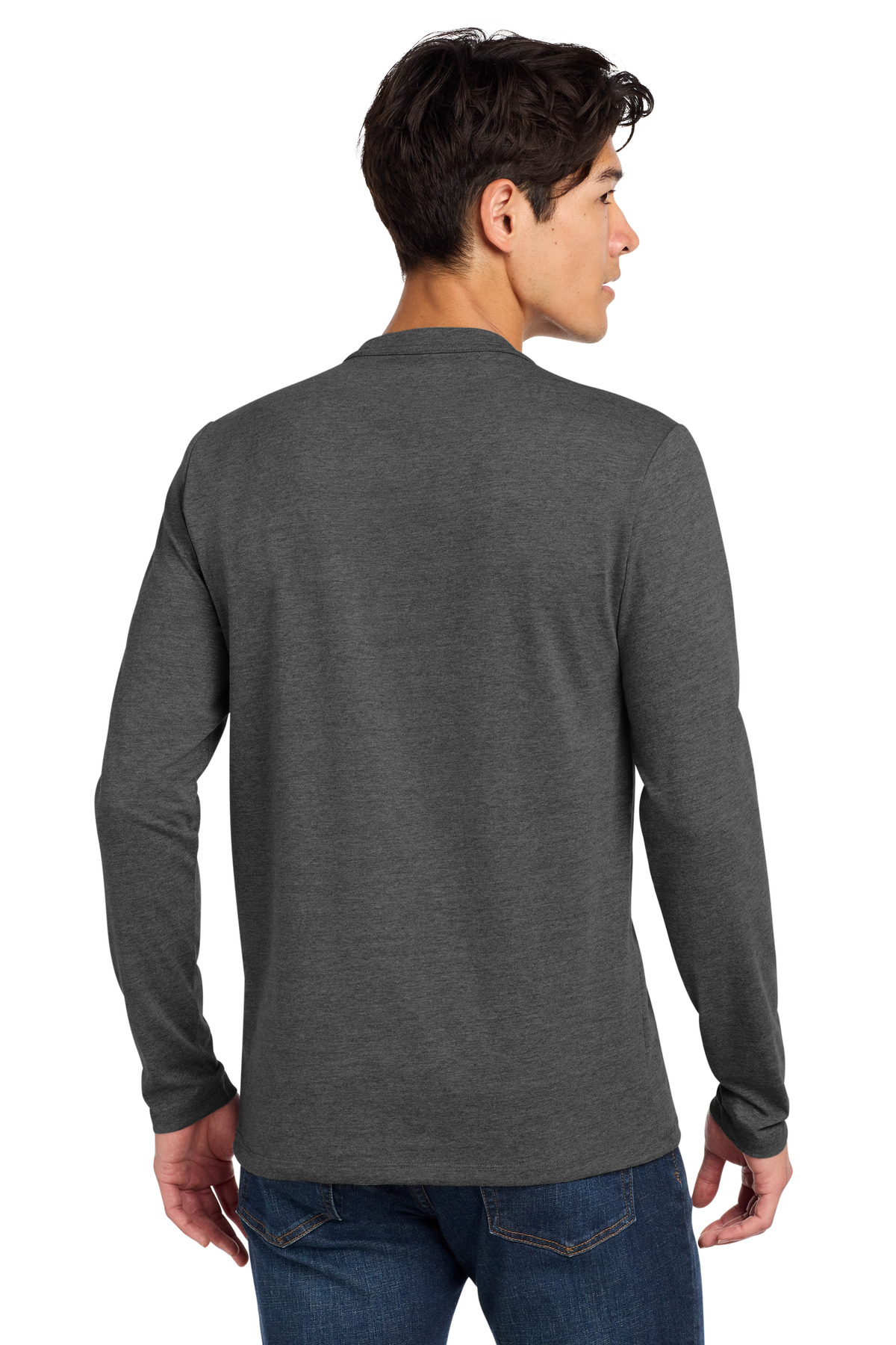 New Era Heritage Blend Long Sleeve Crew Tee. NEA102 26