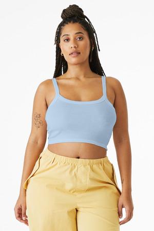 BELLA+CANVAS Women's Micro Rib Spaghetti Strap Tank BC1012 48