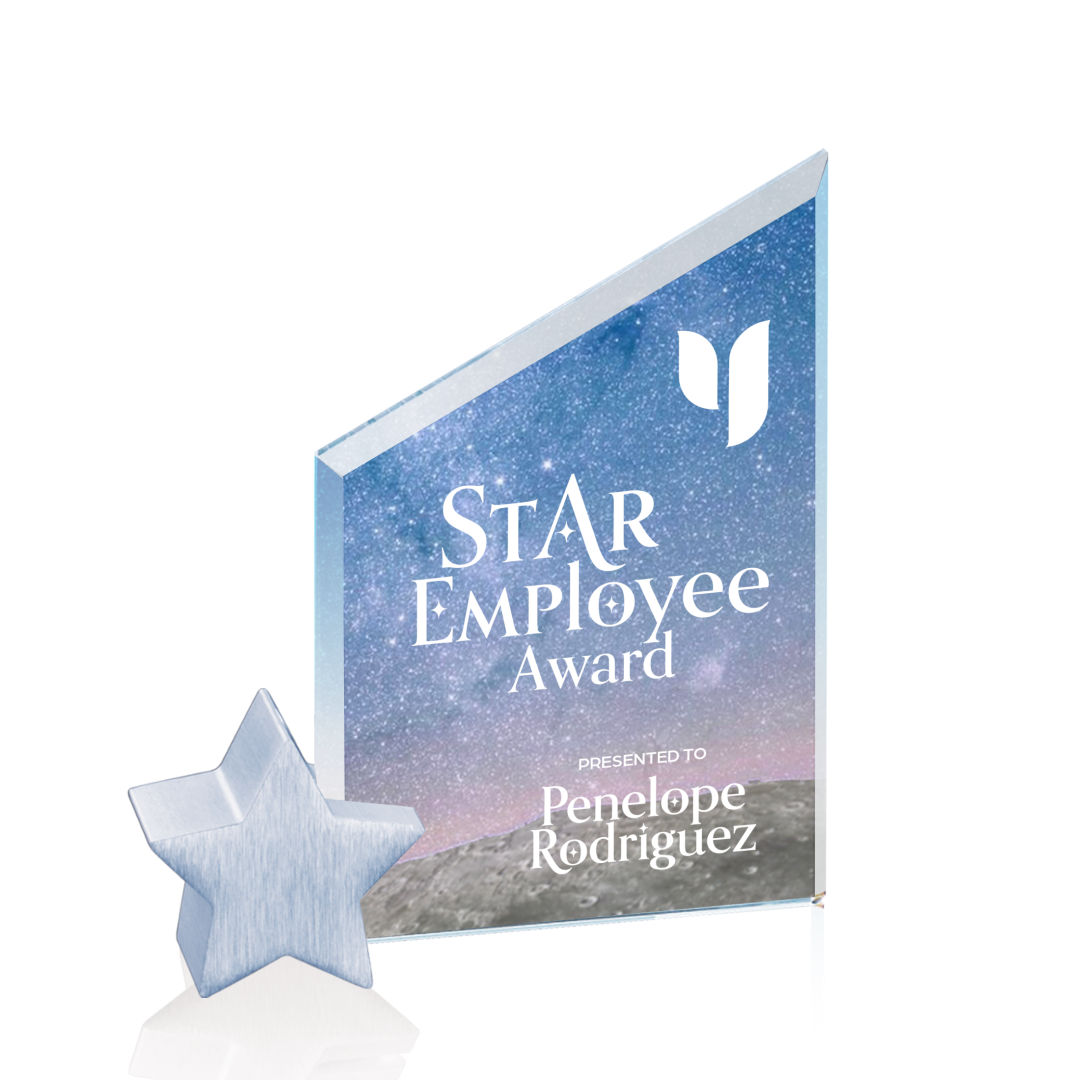 Cooper VividPrint™ Award - Starfire/Silver Star 10