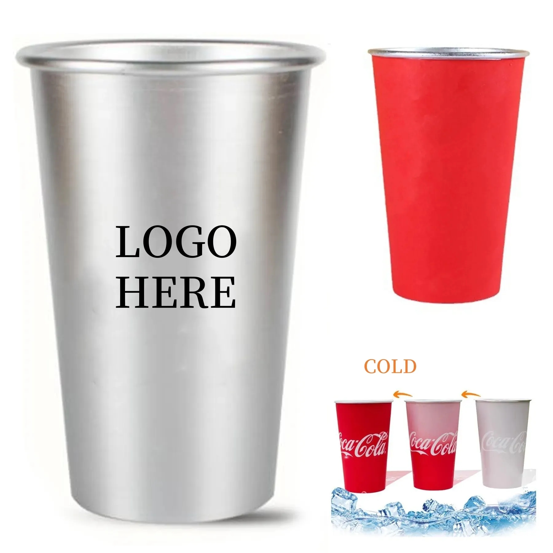 15oz Cold Color-Changing Aluminum Cup 5