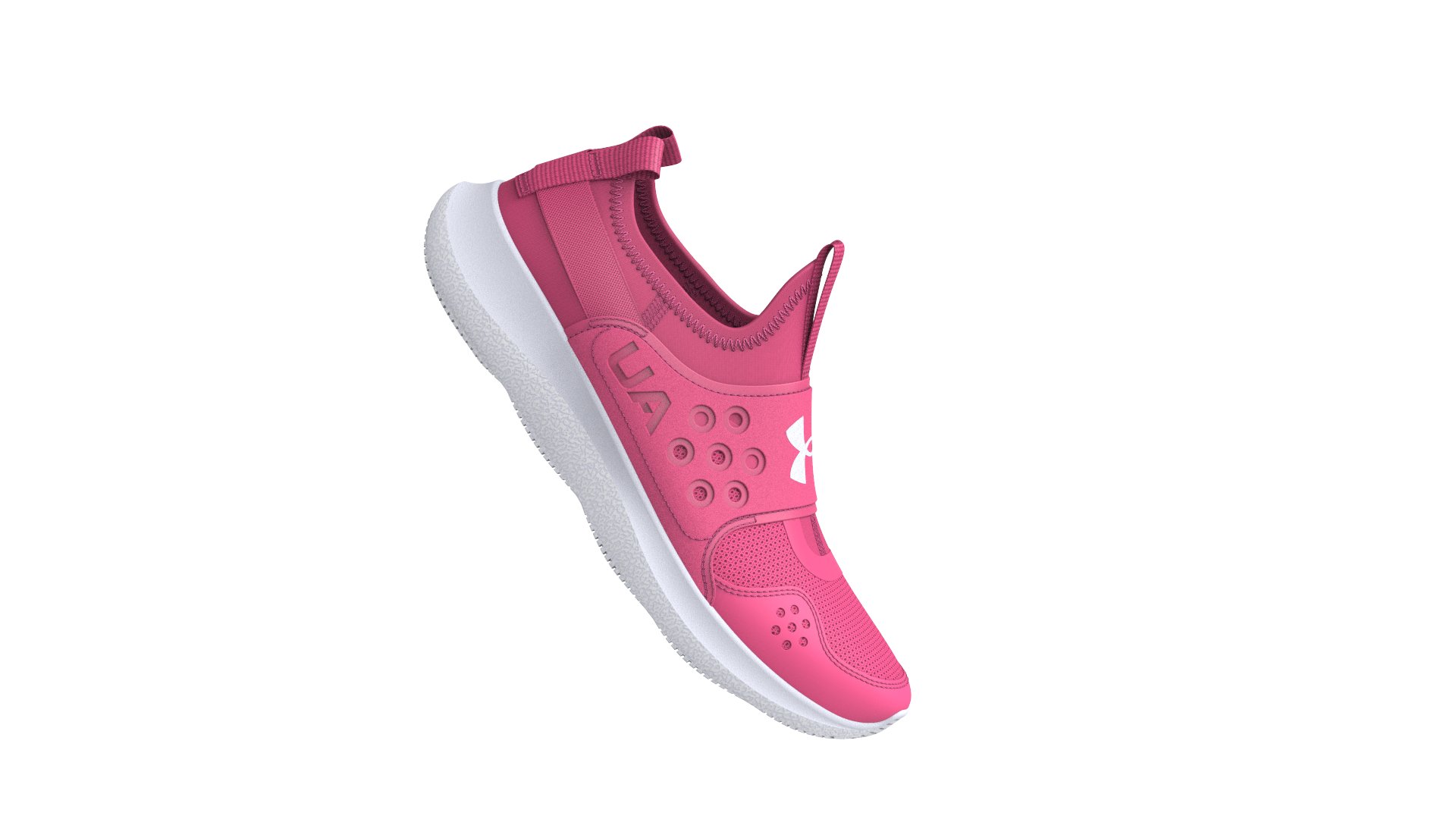 Girls' Grade School UA Runplay Running Shoes  6