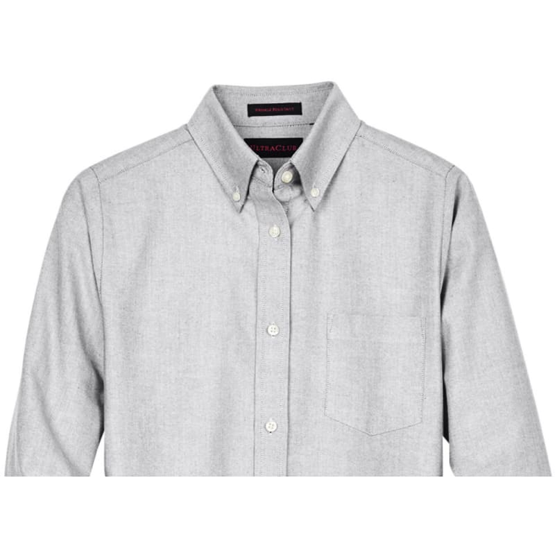 UltraClub Ladies' Classic Wrinkle-Resistant Long-Sleeve Oxford 8