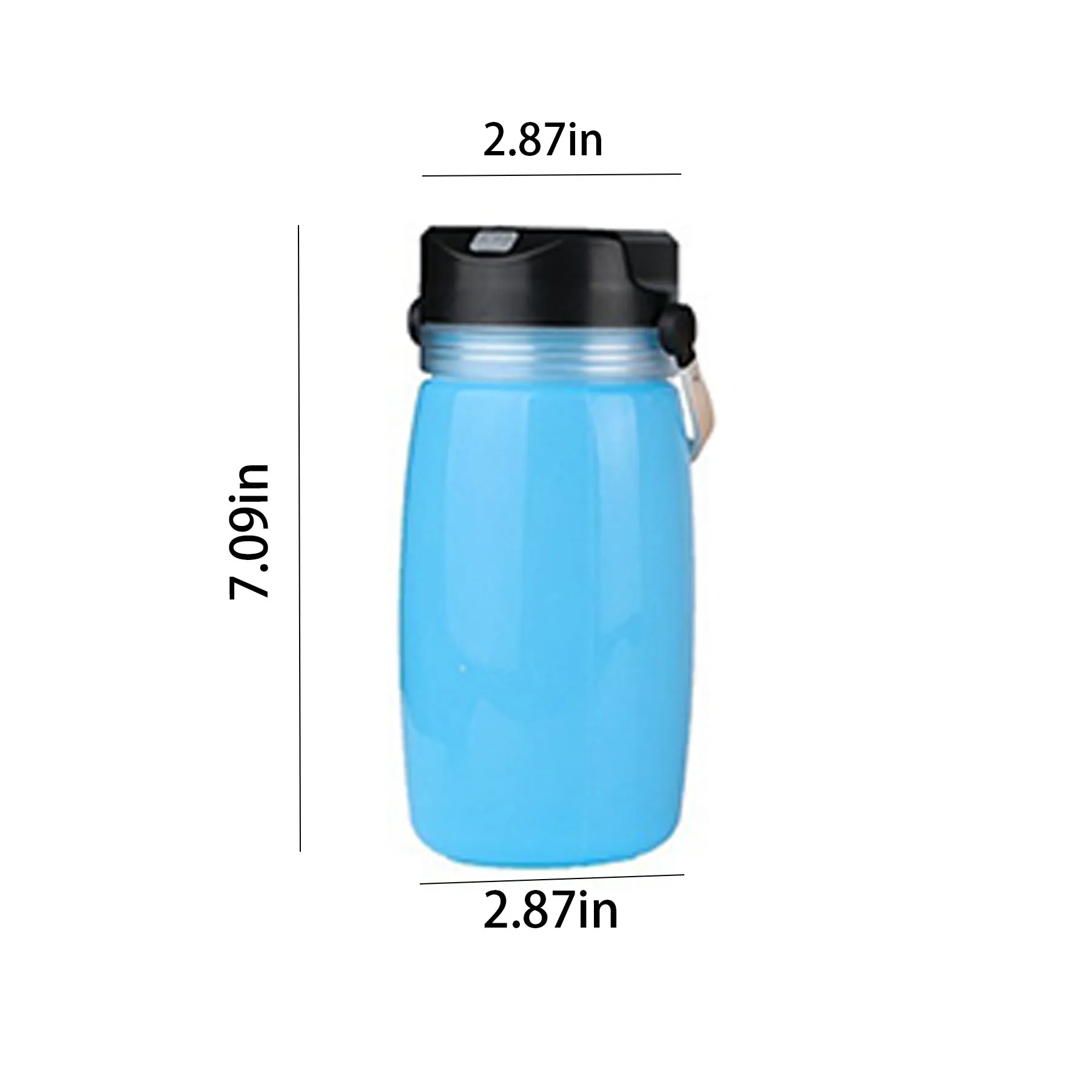 Silicone New Solar Fluorescent Outdoor Charging Kettle 4