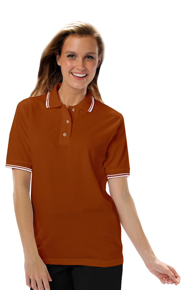 Ladies' Superblend Tipped Pique Polo 4