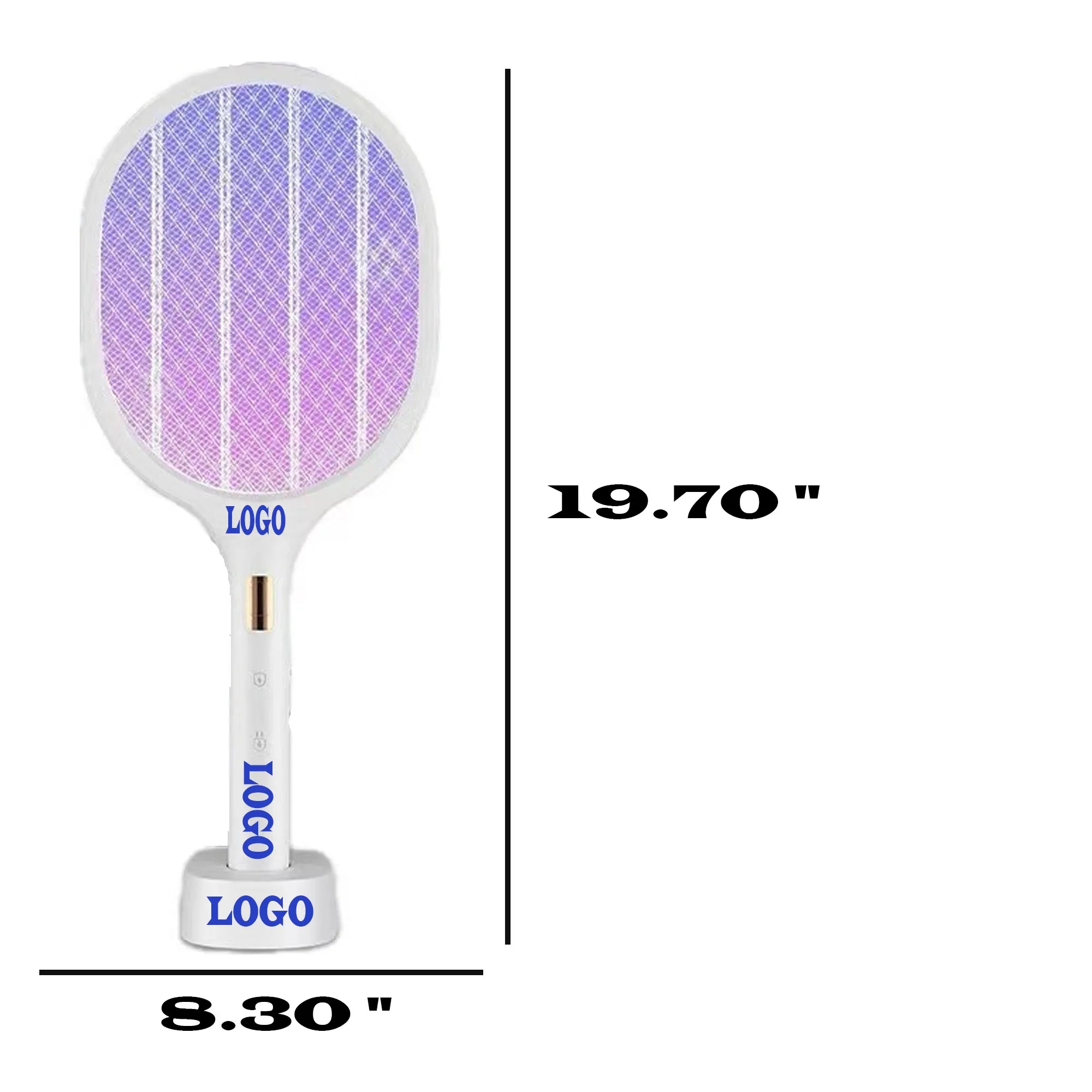 Rechargeable Mosquito Killer Lamp Electric Fly Swatter 2
