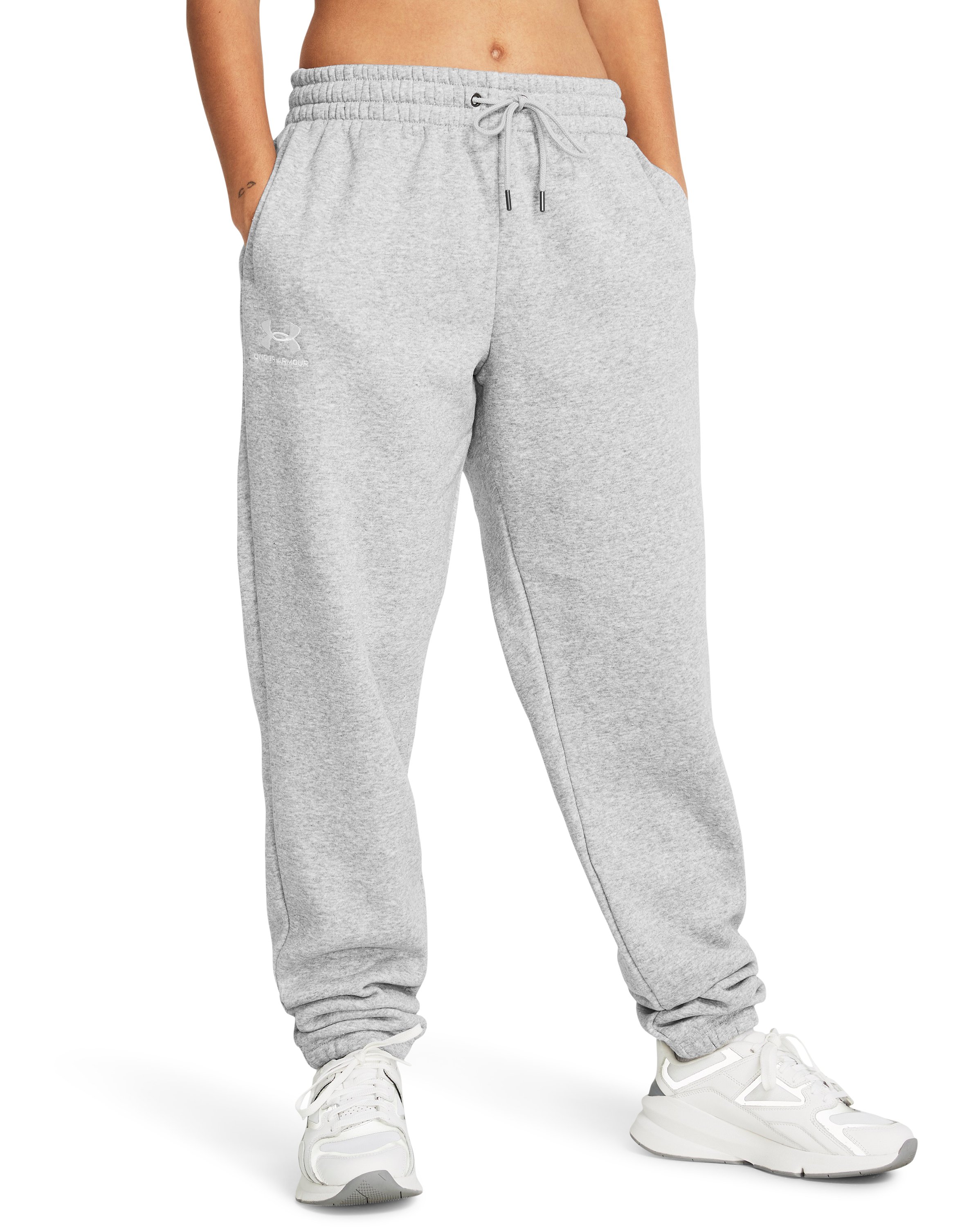 UA Essential Fleece Women's Puddle Pants 3
