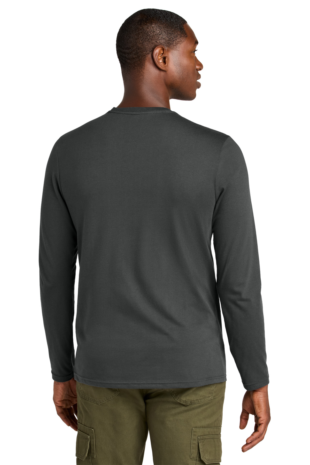 District Perfect Weight CVC Long Sleeve Tee DT185 9