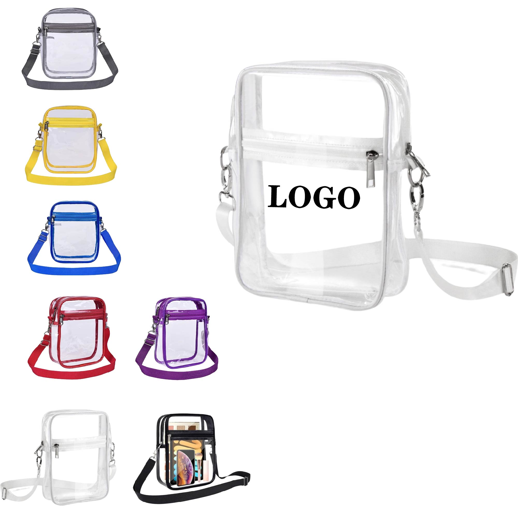 MOQ 10 pcs See-Through Cosmetic Bag 2