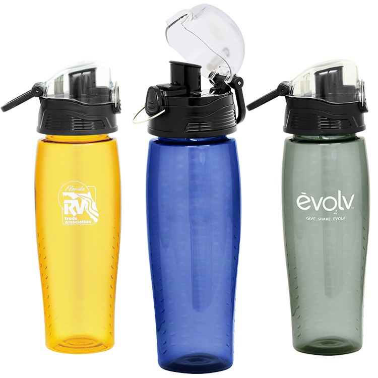 24 Oz. Rain Tritan Water Bottle w/Pop-Up Lid