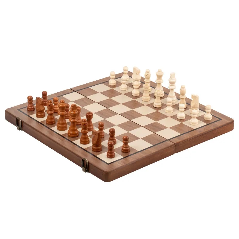 Magnetic Wooden Chess Set 6